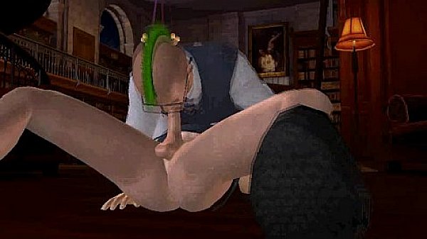 Horny 3D cartoon punk hunk getting fucked anally 