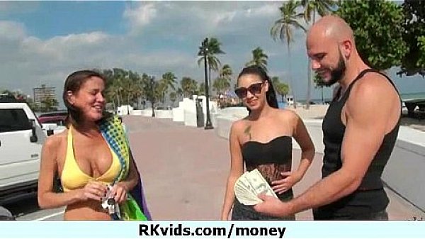 Desperate teen naked in public and fucks to pay rent 13