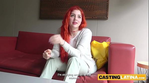 Big tits and ass latina teen amateur exploited at her first audition 