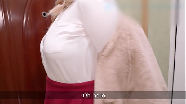 Student BABYSITTER SUCKING MY COCK AND FUCKS so good! Lovely Dove Blonde Curvy big ass pantyhose