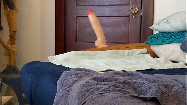 Huge dildo in my ass 