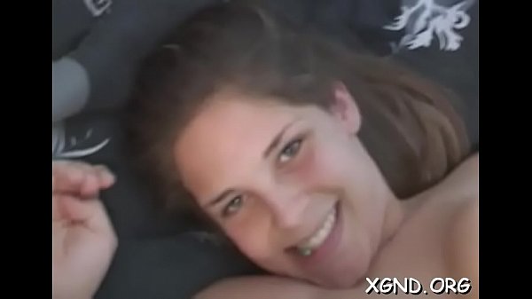 Seductive brunette Lesley with impressive natural tits fucked shitless  