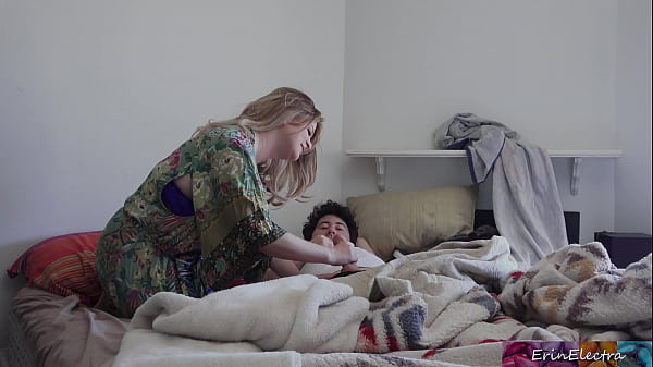 Nothing helps him get over a cold better than stepmom's hot pussy