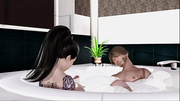 Max's Life Temporada 2 Cap 80 - MILF me hace una paja con los pies en la ba&ntilde;era 