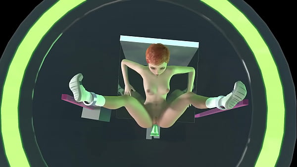 Gwen and a huge dildo  