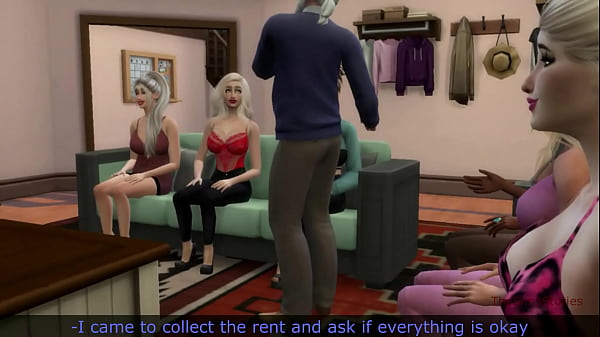 The sims 4, perverted landlord masturbate while watching naked woman in bathroom