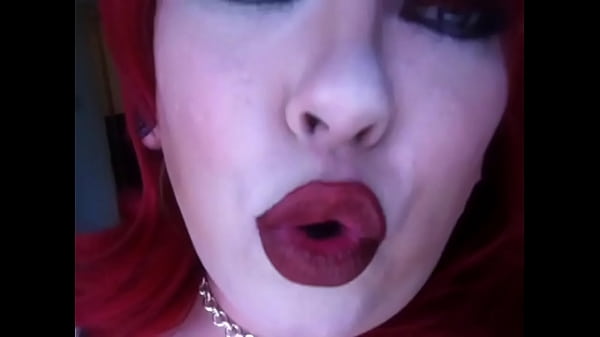 Chubby domme In Shiny Top Smoking 2 Cigarettes  