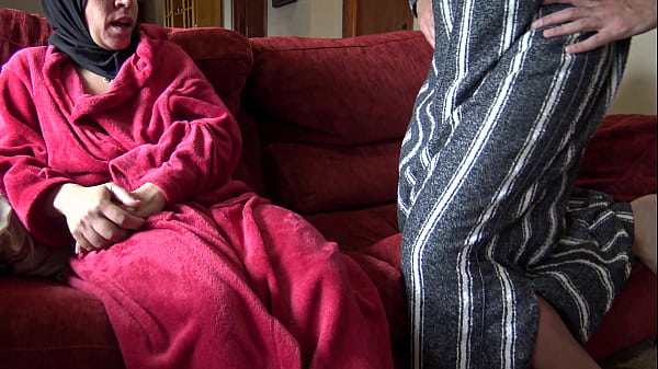 unfaithful muslim wife in hijab gets creampied by her stepsons big cock  