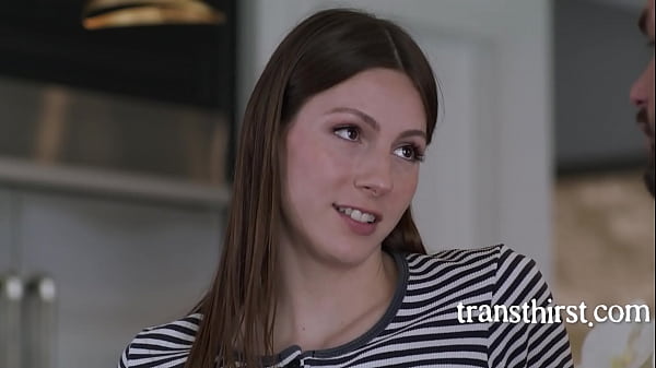 Barebacking Tranny Girlfriend On Kitchen Counter & Losing Track Of Time - Cliff Jensen, Amanda Riley