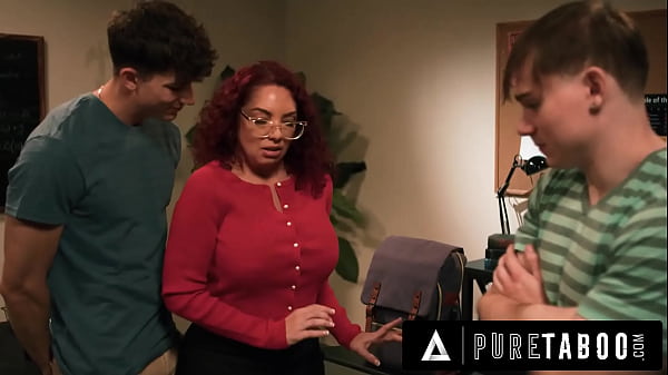 MILF Teacher Gets Double Teamed