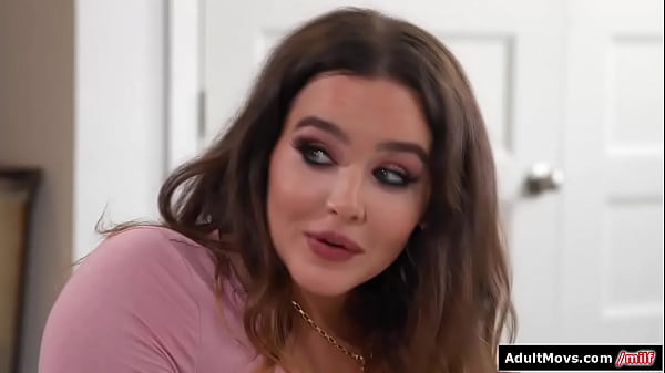 Latin teen showed up at her busty ex stepaunt.She sucks her big tits and licks her pussy.The petite milf gives oral and lets the latina ride a strapon  