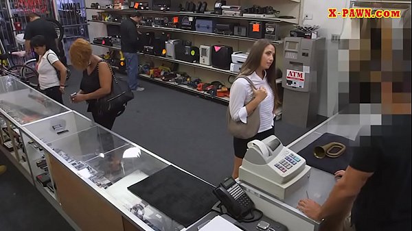 Hot ass lady gets banged at the pawnshop