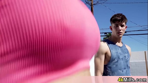 Stepmoms workout ends in a taboo fucking session