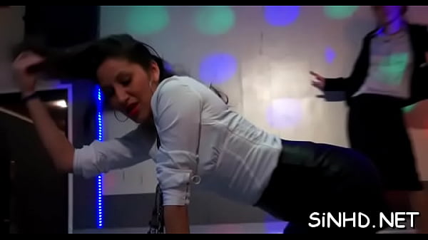 Wild and salacious club gratifying with captivating beauties 