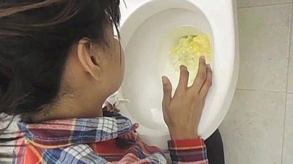 Sexy Girl Vomit Puke Puking and Barf