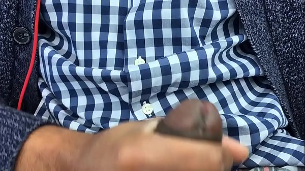 Guy jerks off at work in the car