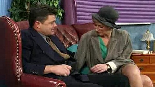 Crazy old mom gets fucked hard