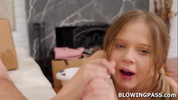 Teen Coco Lovelock is giving the logistics crew a tip for his service.She strip naked then lets him lick her pussy before deepthroating his big cock.