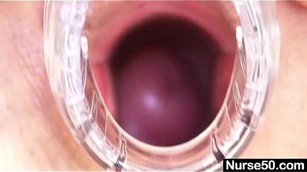 Old Milf wears glasses and toys herself with a stethoscope