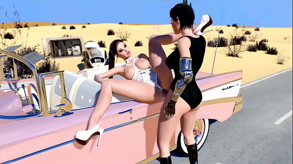 Rude shemale Ona drill hot mature Seline on car at side of road [Excerpt, Old Work]