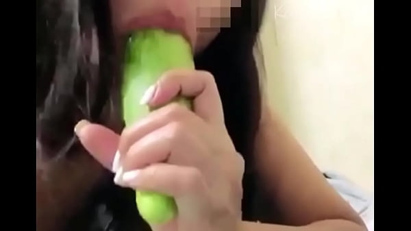 Cucumber Fuck My Yummy Tiny Pussy