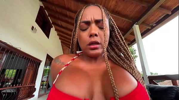 My husband's best friend has interracial POV sex with me in public and comes inside my pussy! Carla Morelli and Soldierhugecock