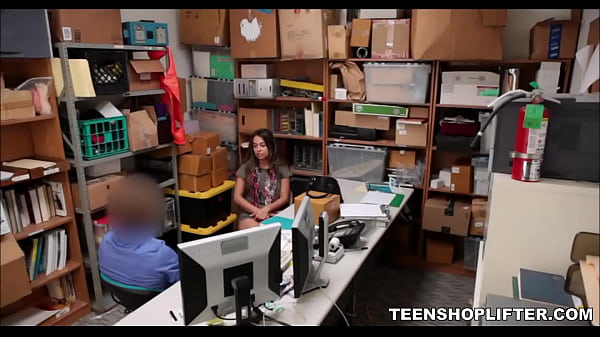 TeenShoplifter.com - Petite Young Small Tits Teen Caught Shoplifting Rough Sex From Mall Cop  