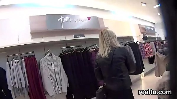 Striking czech teenie is tempted in the hypermarket and penetrated in pov