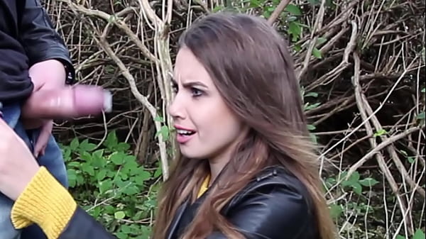 Girl got cock shock in park