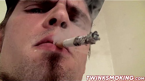 Jizz shooting stud smoking solo 