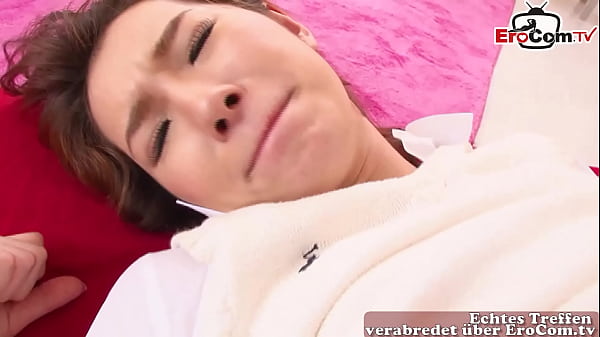 Hairy asian college 18yo teen try porn  