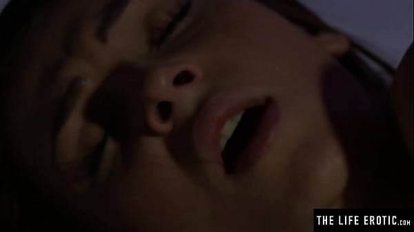 See this petite brunette go face down ass up to masturbate