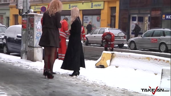 Uma and Anita took amateur dude on the streets to have sex with hot pornstar  