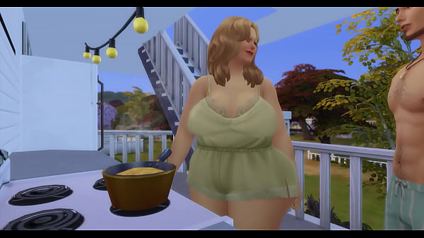 Fat Whore Cooks Me Dinner: Cock Throbbing & Twitching Creampie