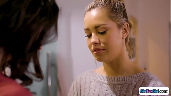 Girlfriend is worried because she put her gfs dress in the dryer.Her hot latin babe isn&rsquo;t mad and suggest to skip laundry for some relaxation.They start kissing and lick each others wet pussy  