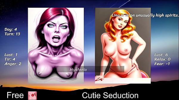 Cutie Seduction (free game itchio) Card Game, Adult, Dating Sim, Drawing, Erotic, Lesbian, Romance, RPG Maker, seduction