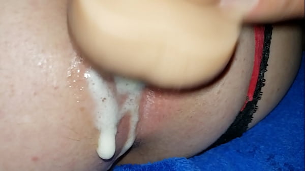 Cumming with my dildo deep 