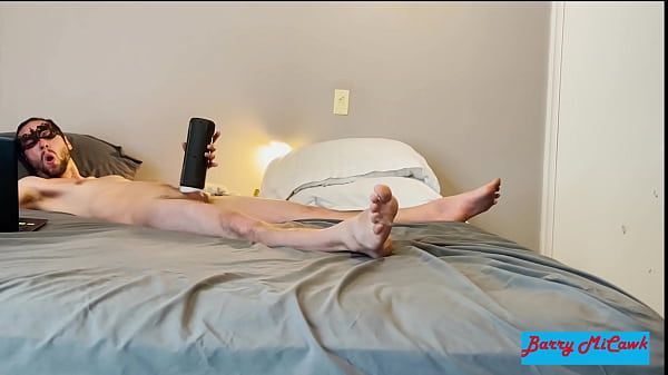 Masturbation with stroking, sucking, vibrating toy