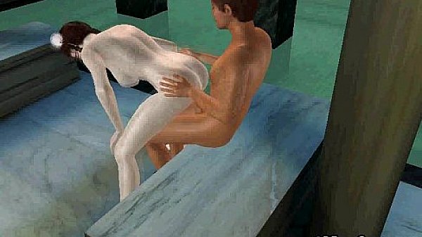 Pale 3D brunette honey getting fucked deep and hard