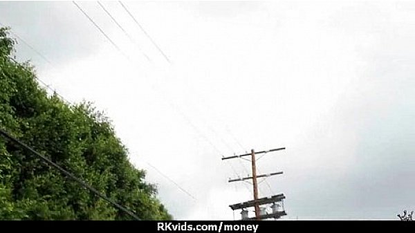 Slutty amateur babe is paid cash from some crazy public sex 13  