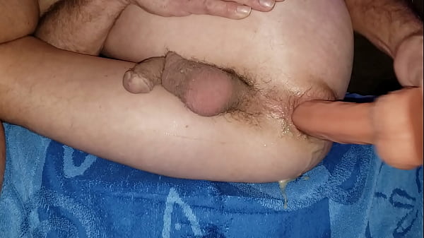 Anal orgasm with my toy deep inside me