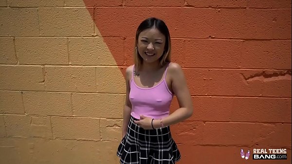 Real Teens - Sexy Petite Asian Gets Big White Dick 