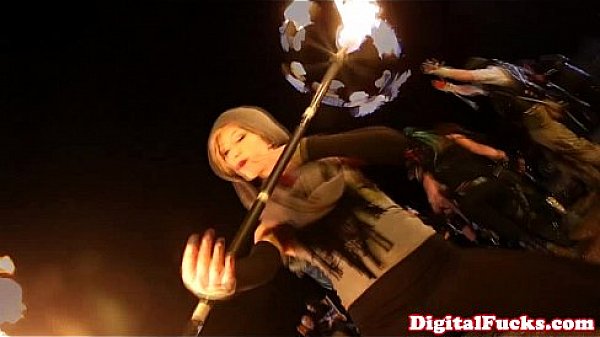 Stevie Shae licking some camp fire pussy