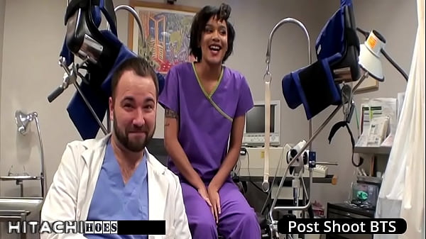 Freshman Gets Mandatory Hitachi Orgasm From Nurse - Jackie Banes