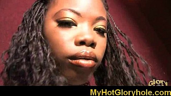 Gloryhole ebony slut blowjob 7