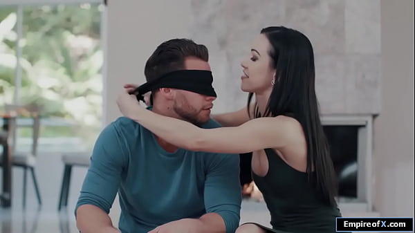 Brunette girlfriend rubs her clit while getting fucked hard 