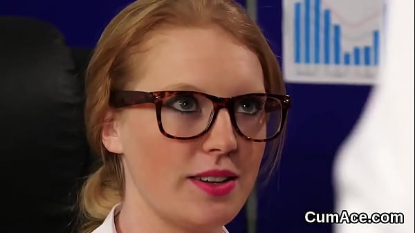 Steamy nympho loves a throat sucking and quite a bit of load on her face  