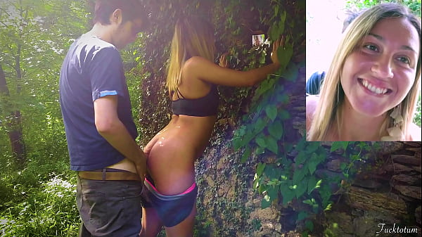 Homemade quickie sex in the forest