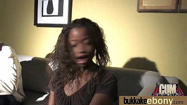 Ebony Babe Sucks Group Of White Guys 11