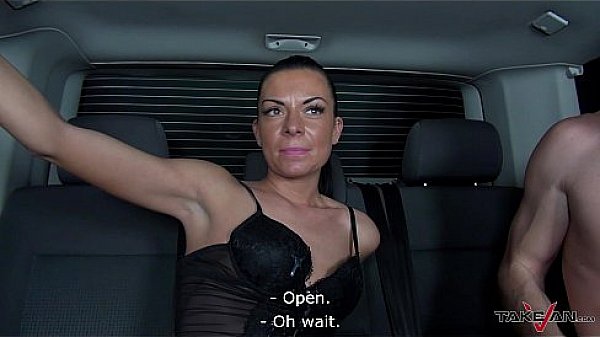 Hot russian slut ride big cock hard while drive to nowhere